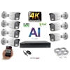  Monitorrs Security - 4K AI IP kamerarendszer 7 kamerával 8 Mpix WT - 6378K7