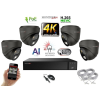  Monitorrs Security - AI Hybrid Light IP kamerarendszer 4 kamerával 8 Mpix GD - 6482k4