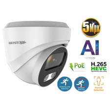  Monitorrs Security - AI IP Dóm kamera 5 Mpix - 6370 megfigyelő kamera