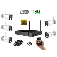 Monitorrs Security - Wifi IP kamerarendszer 5 kamerával 2 Mpix. - 6122k5 megfigyelő kamera