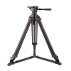  Monster DV-5FS Aluminium Video-Tripod (180cm Állvány) + Video-Fluid Fej