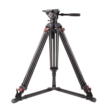 Monster DV-5FS Aluminium Video-Tripod (180cm Állvány) + Video-Fluid Fej tripod