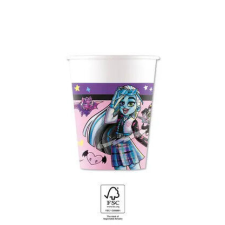 Monster High Friends papír pohár 8 db-os 200 ml FSC party kellék