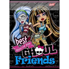  Monster High, Ghoul/Fekete 1. osztályos vonalas füzet, A5/14-32 - Unipap füzet