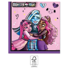Monster High szalvéta 20 db-os, 33x33 cm FSC party kellék