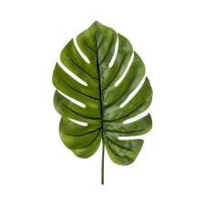  Monstera levél | Élethű trópusi műnövény dekoráció terráriumba – 38 cm kisállatfelszerelés