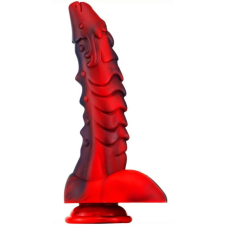 MONSTERED Dildo Dragon Sarkan 19 x 4.5cm fekete-piros műpénisz, dildó