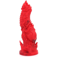 MONSTERED Riseaf – piros prémium dildó 16 x 5 cm műpénisz, dildó