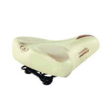 MONTE GRAPPA 061 America városi komfort nyereg, 265x215 mm, 730g, krém kerékpár nyereg