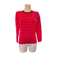  Montego rózsaszín csíkos női pulóver (méret: XS) női pulóver, kardigán