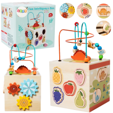  Montessori fa oktató kocka fajáték