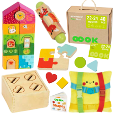 Montessori oktatódoboz 7 az 1-ben gyerekeknek - TOOKY TOY® fajáték