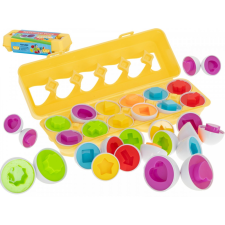  Montessori szín és forma felismerő játék tojásban készségfejlesztő