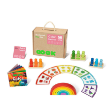 Montessori színfelismerő doboz készségfejlesztő