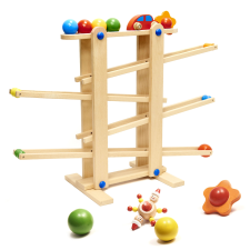 Montessori XXL fa golyópálya barkácsolás, építés