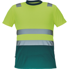  MONZON Hi-Vis póló sárga-zöld 4XL