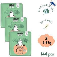 Moomin Baby 3 Midi 5-8 kg (144 db) pelenka