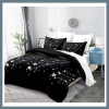  Moon 7 részes ágynemű huzat garnitúra, fekete MOON3