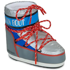 Moon Boot Hótaposók MB ICON LOW SPACE RACING Ezüst 36 / 38