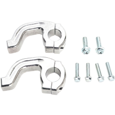 Moose Racing Kézvédő rögzítők / Bilincsek kontúr 22 mm ezüst egyéb motorkerékpár alkatrész