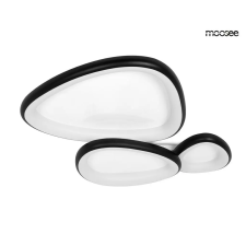 Moosee AREA 3 LED Mennyezeti Lámpa - Fekete, Organikus, Állítható világítás