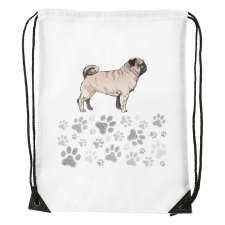 Mopsz - Sport táska fehér v1 tornazsák