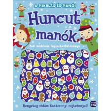 Móra Kiadó A Mikulás és manói - Huncut manók - Pufi matricás foglalkoztatókönyv (B) gyermek- és ifjúsági könyv