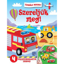 Móra Kiadó Csináld magad! - Szereljük meg! - 4 összerakható járművel gyermek- és ifjúsági könyv