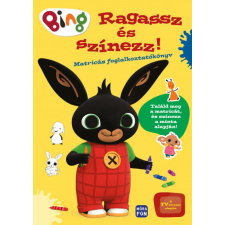 Móra Könyvkiadó Bing - Ragassz és színezz! - Matricás foglalkoztatókönyv gyermek- és ifjúsági könyv
