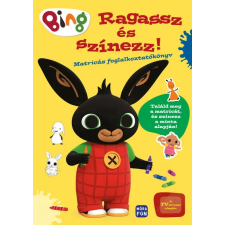 Móra Könyvkiadó Bing - Ragassz és színezz! - Matricás foglalkoztatókönyv - Bing gyermek- és ifjúsági könyv