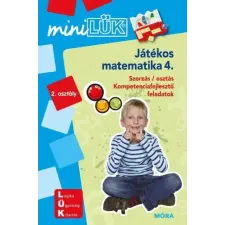 Móra Könyvkiadó - Játékos matematika 4. - Szorzás/ osztás - miniLÜK gyermek- és ifjúsági könyv