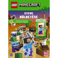 Móra Könyvkiadó Lego Minecraft - Steve küldetése - Kereső és matricás foglalkoztatókönyv gyermek- és ifjúsági könyv