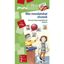 Móra Könyvkiadó - Már mondatokat olvasok - LDI249 - Olvasási képességfejlesztő játékok - miniLÜK gyermek- és ifjúsági könyv