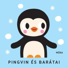 Móra Könyvkiadó Pingvin és barátai - Zörgő textilkönyv rágókával gyermek- és ifjúsági könyv