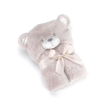 Mora POMPON BEAR P86 pléd 75*95 02-beige - dobozos babaágynemű, babapléd