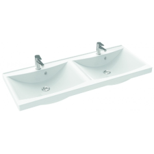  Moris 120 dupla öntött márvány mosdó 1200x480x157mm fürdőszoba kiegészítő