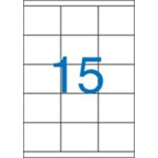MOS Etikett címke univerzális 70X50,8 mm 15 db/ív, 1500 db/csomag etikett