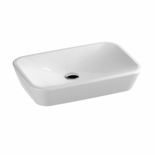  Mosdó lapra Ravak Ceramic 60x40 cm fehér színben fényes felülettel csaptelep nyílás nélkül, túlfolyás nélkül XJX01160002 fürdőszoba bútor