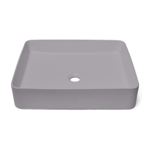  Mosdó lapra SAT Infinitio 50x40 cm szürke mat túlfolyás nélkül SATINF5040LGRM fürdőszoba bútor