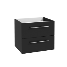  Mosdó szekrény DORADO 60 cm matt fekete fürdőszoba bútor