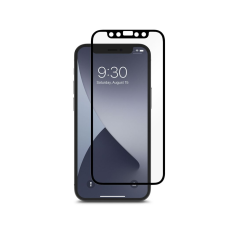Moshi iVisor AG Anti-glare iPhone 12 mini kijelzővédő fekete keretes (Clear/Matte) (99MO020038) (99MO020038) - Kijelzővédő fólia mobiltelefon kellék