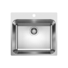 Mosogató Blanco SUPRA 500 IF/A szálcsiszolt rozsdamentes acél, 526354