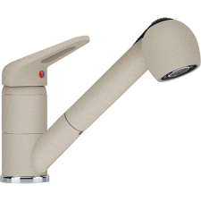  Mosogató csaptelep Franke kihúzható zuhannyal, 2 áram sahara FC9547.082 csaptelep