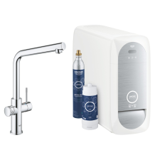  Mosogató csaptelep Grohe Blue Home leeresztőszeleppel króm 31454001 csaptelep