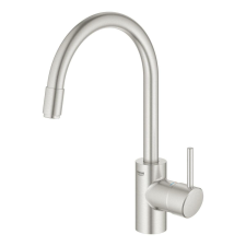 Mosogató csaptelep Grohe Concetto New kihúzható zuhannyal supersteel 32663DC3 csaptelep