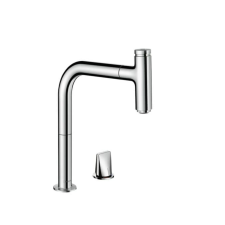 Mosogató csaptelep Hansgrohe Metris Select M72 kihúzható zuhannyal króm 73804000 csaptelep