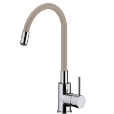  Mosogató csaptelep S-Line Pro szilikon karral bézs/króm SIKOBSLPRO290BE csaptelep