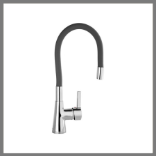  Mosogató csaptelep sötétszürke flexibilis csővel TO-75711 csaptelep