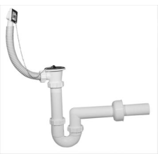  Mosogató csőszifon egy medencés, + leersztő + túlfolyó, 40 mm (STY-638)