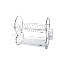  Mosogatógép szárító állvány, dupla emeletes edénycsepegtető keverővel konyhai eszköz